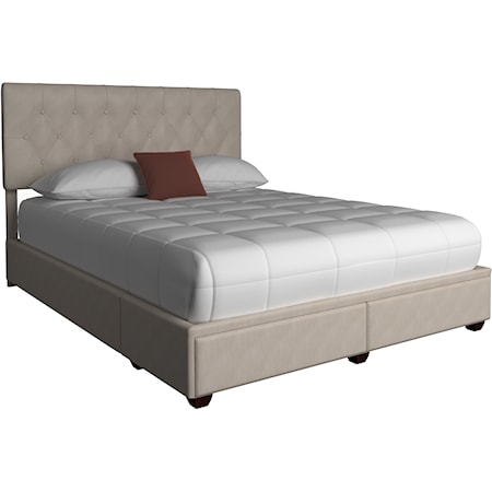 Upholstered Queen Storage Bed-in-a-Box