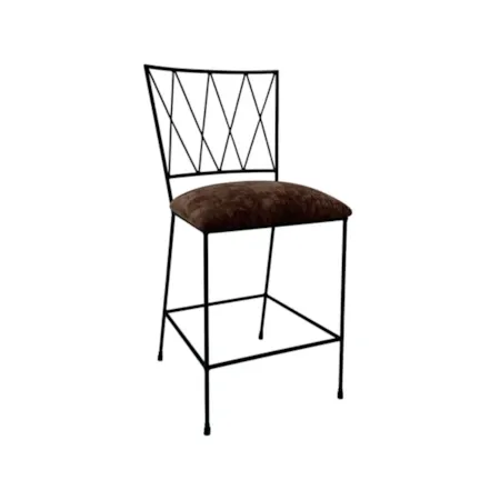 Non-Swivel w/ Back Barstool
