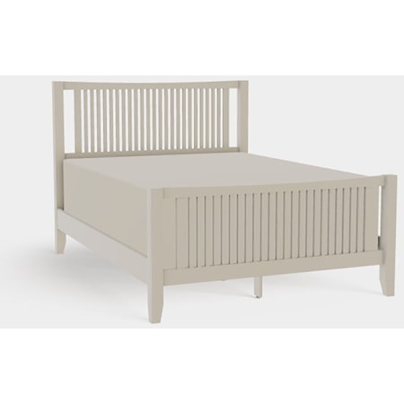 Atwood Queen Spindle Bed with High Footboard