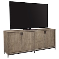 Transitional TV Cabinet with Cord Management