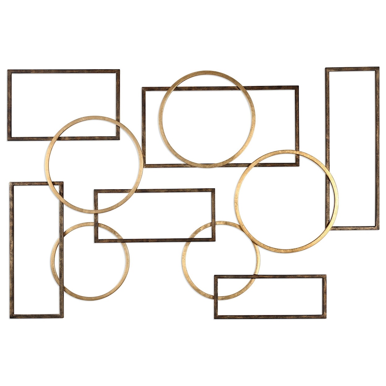 Uttermost Alternative Wall Decor Elias Bronze And Gold Wall Art