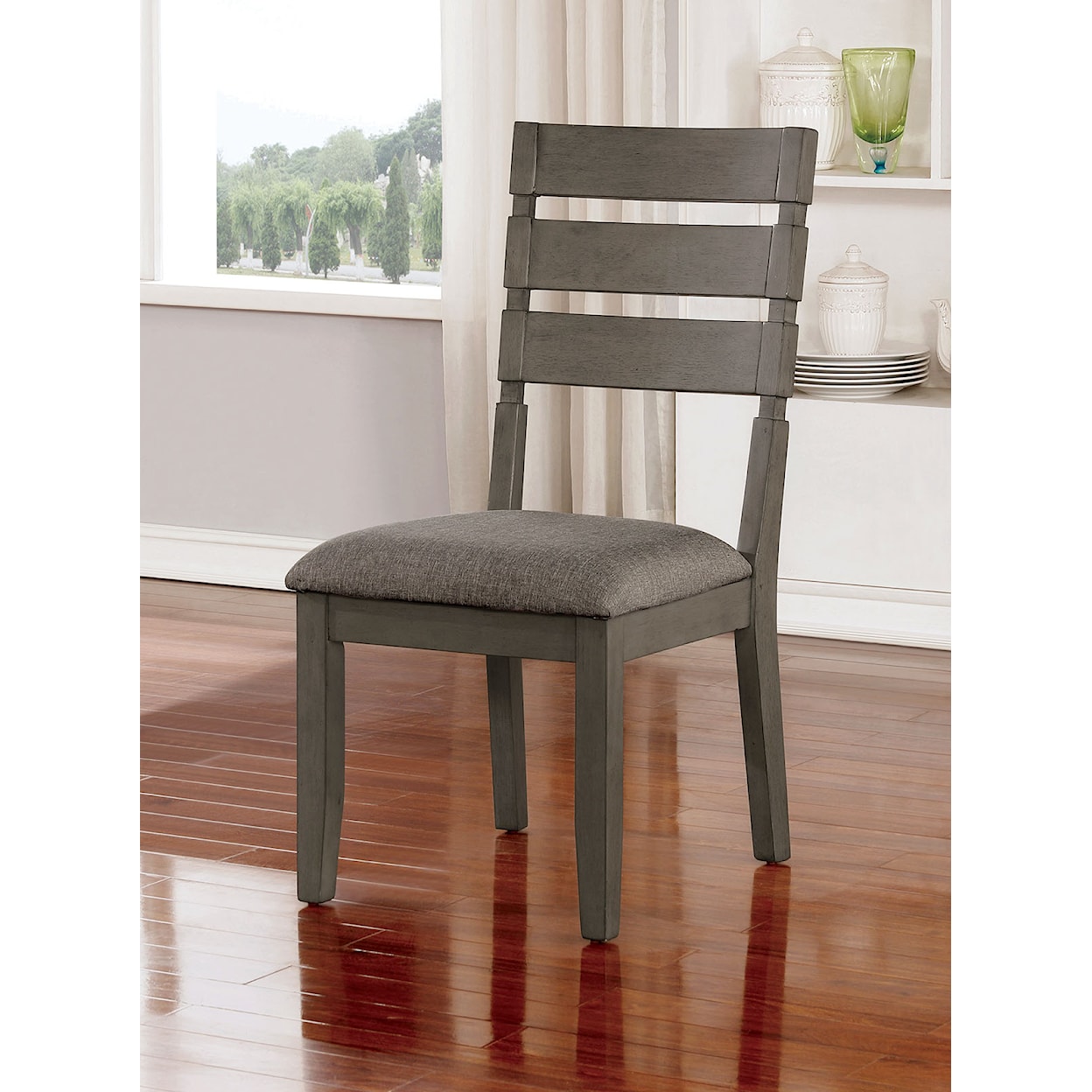 Furniture of America Viana 2-Piece Side Chair Set