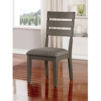 Transitional 2-Piece Side Chair Set