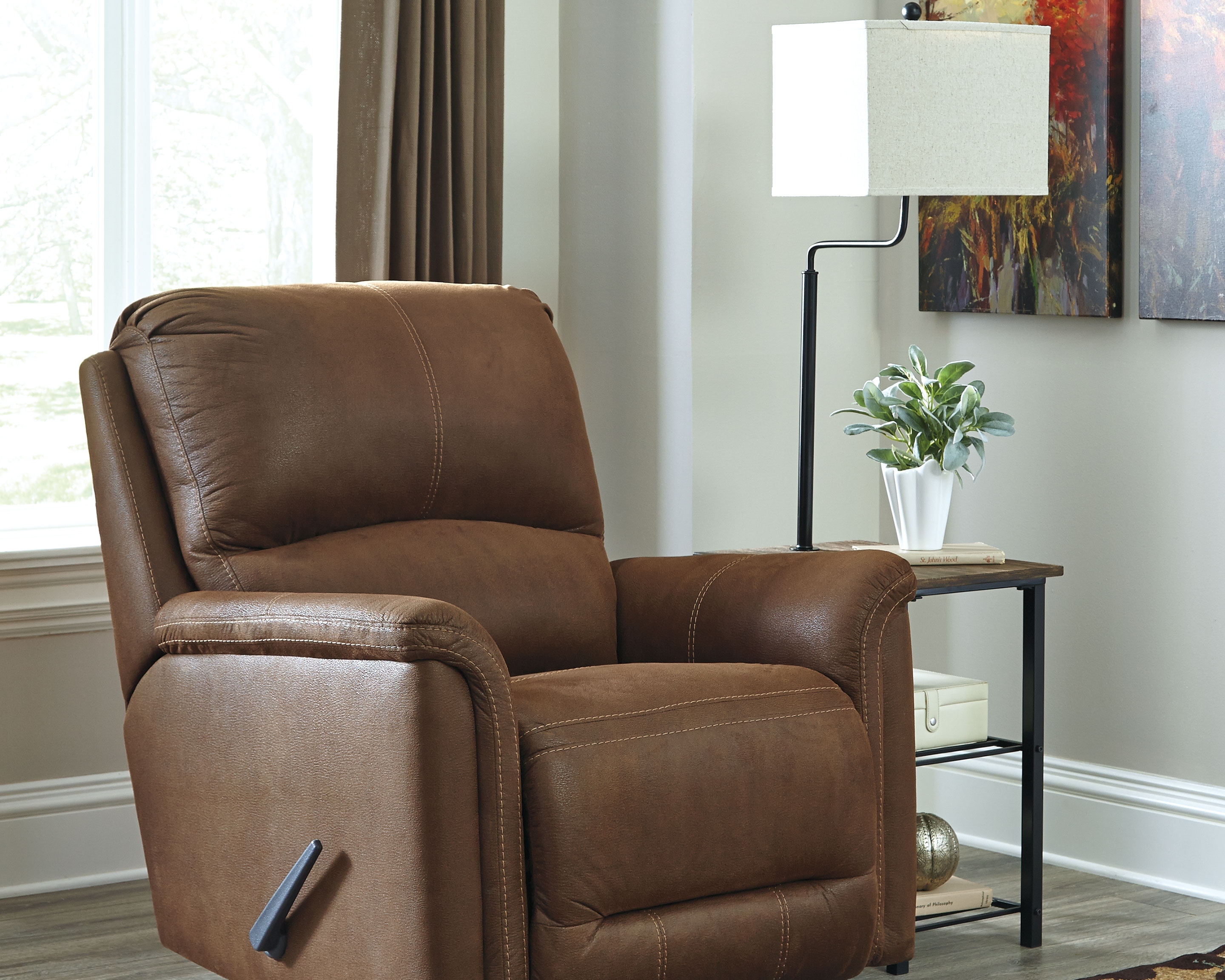 Signature Design by Ashley Shianne Metal Tray Lamp