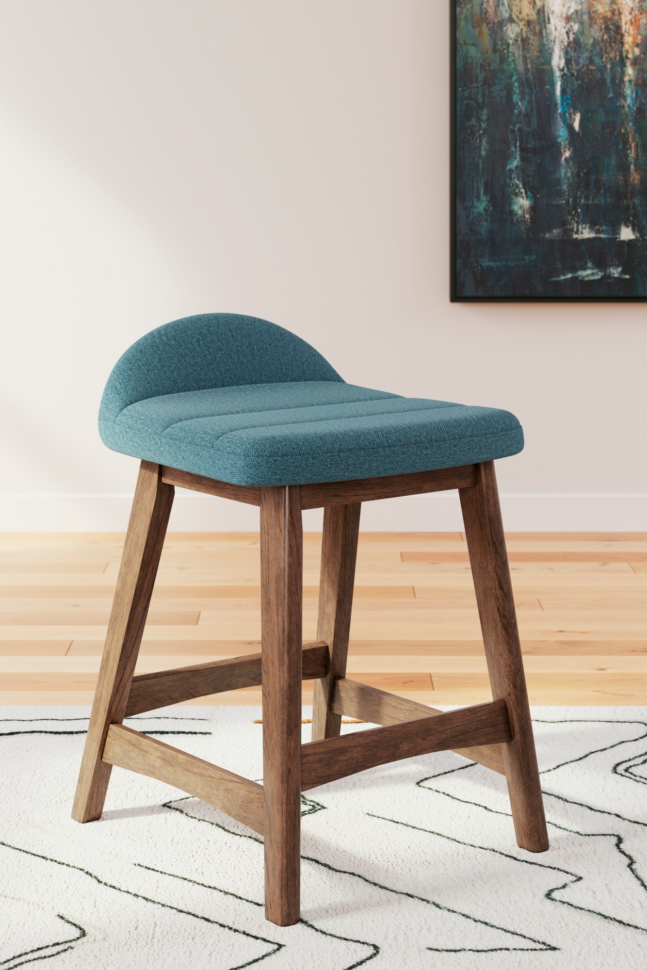 Signature Design by Ashley Lyncott Upholstered Barstool