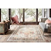 Loloi Rugs Clara 2'5" x 13' Ivory / Charcoal Rug