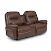 Best Home Furnishings Leya Power Space Saver Console Reclining Loveseat