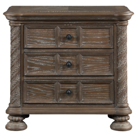 Emmett 3-drawer Nightstand