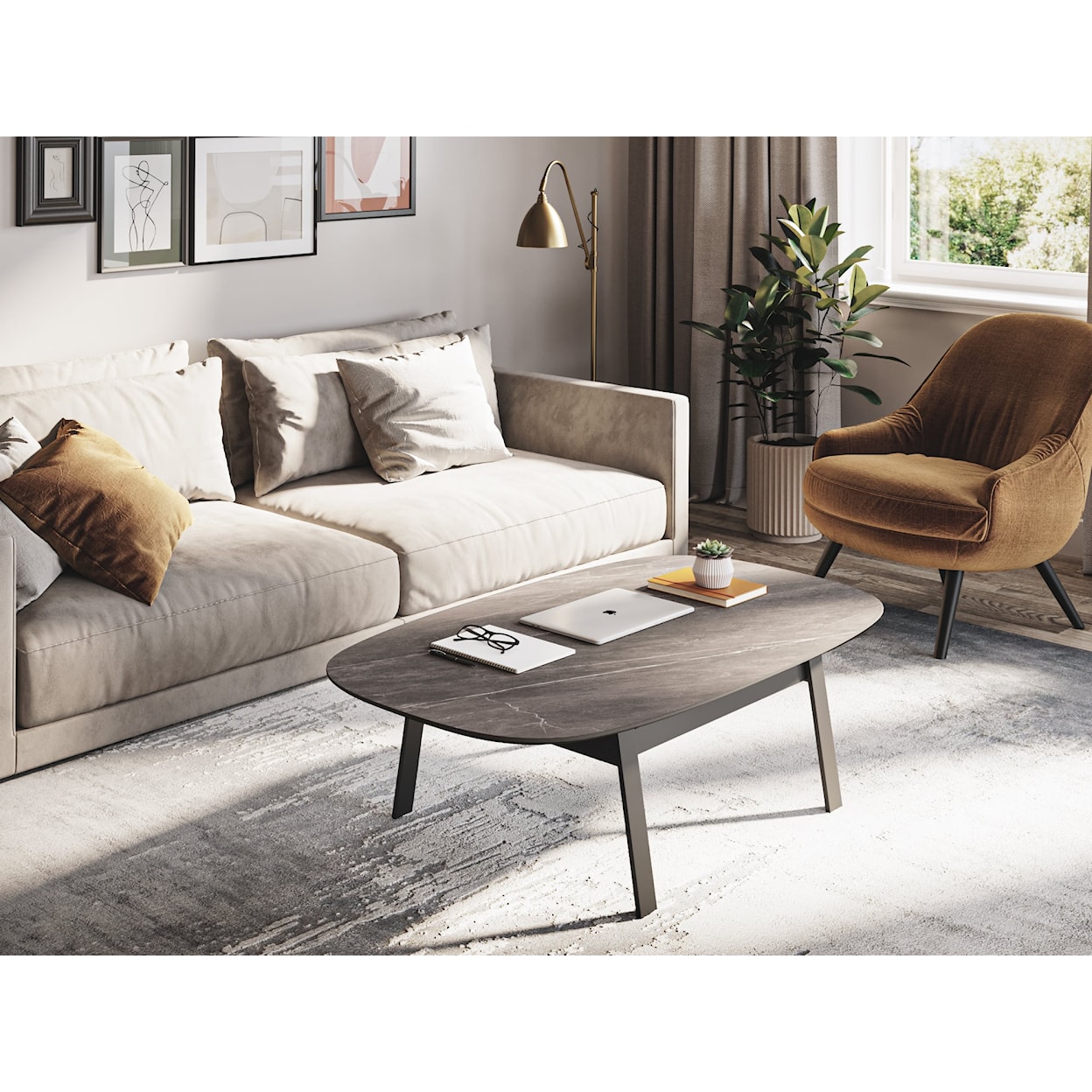 BDI Cloud 9 Lift Top Coffee Table