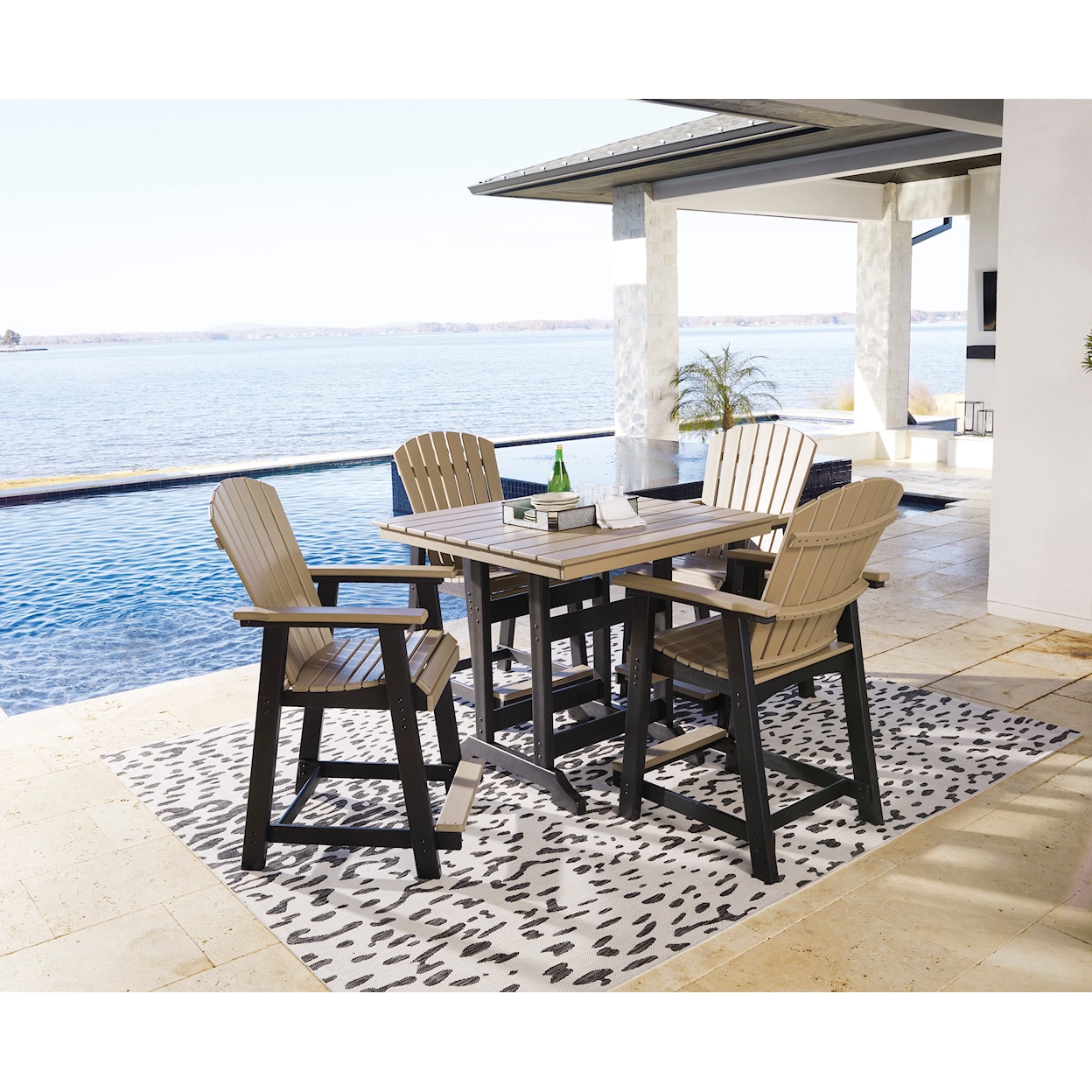 StyleLine Fairen Trail Outdoor Counter Height Dining Table