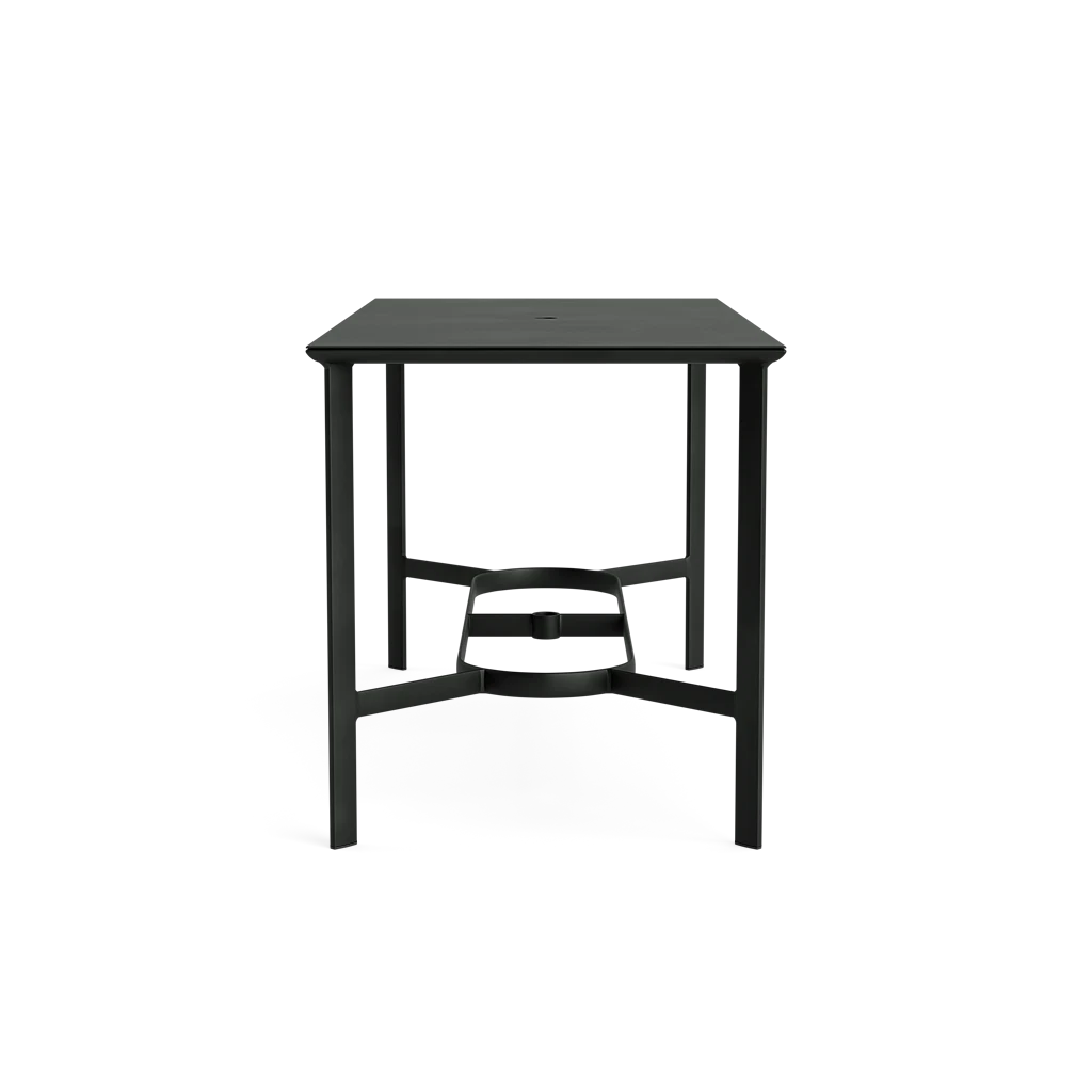 79" Aluminum Bar Table w/Umbrella Hole