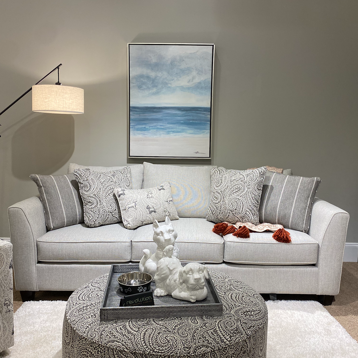 Fusion Furniture 28 HOMECOMING STONE (REVOLUTION) Sofa