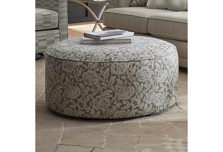7000 MISSIONARY RAFFIA Cocktail Ottoman by Fusion Furniture at Z & R Furniture
