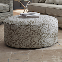 Round Cocktail Ottoman