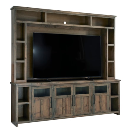 98" Console and Hutch
