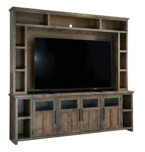 Farmhouse 98" Console and Hutch