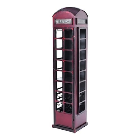 Vintage Telephone Booth Bar