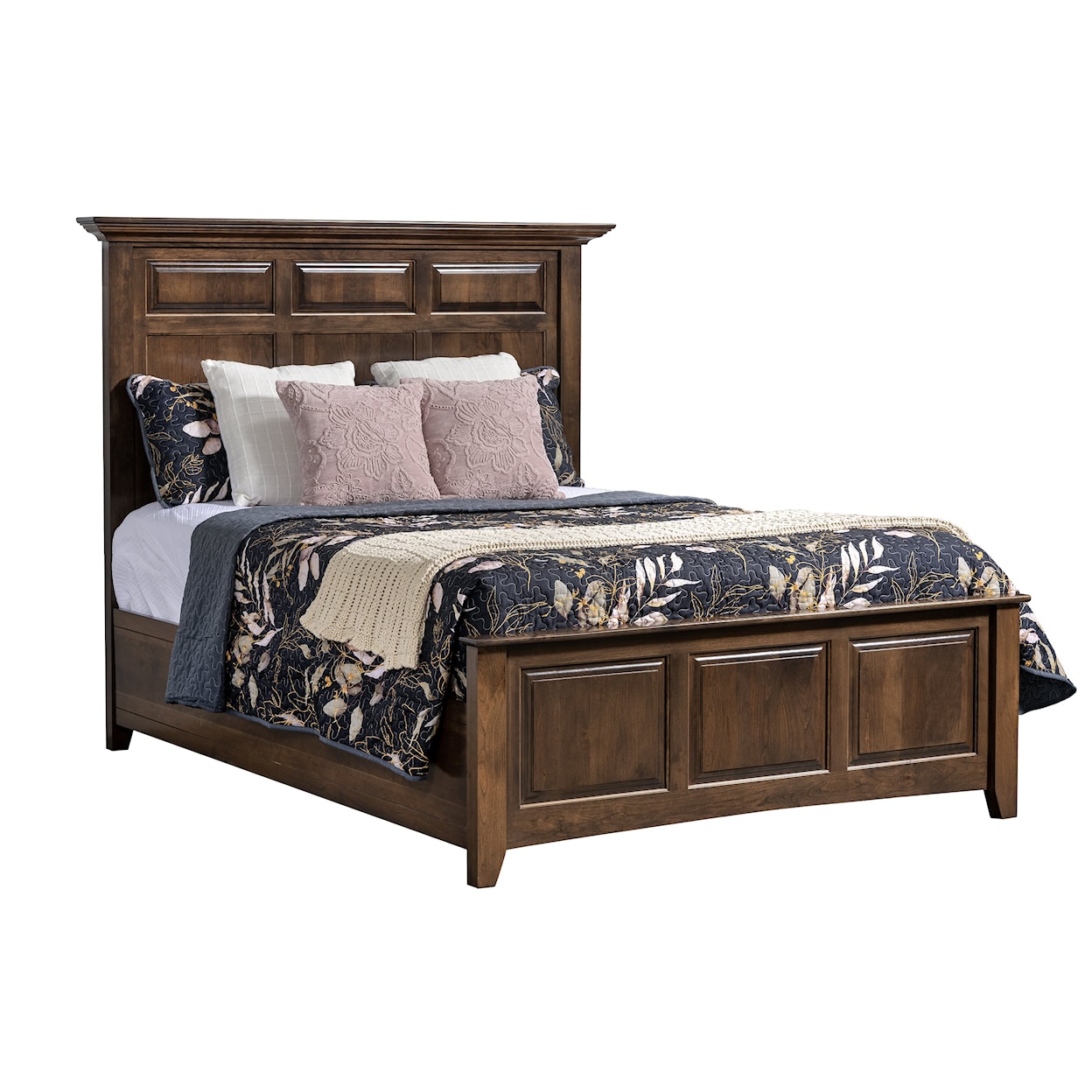 Millcraft Albany King Mantel Panel Bed