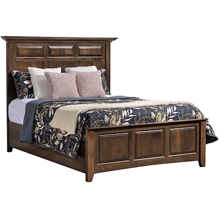 Queen Mantel Panel Bed