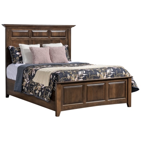 Queen Mantel Panel Bed