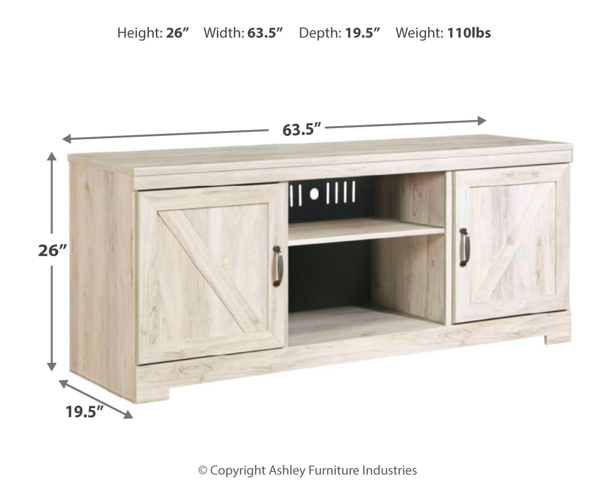 Lg TV Stand W/ Fireplace Option