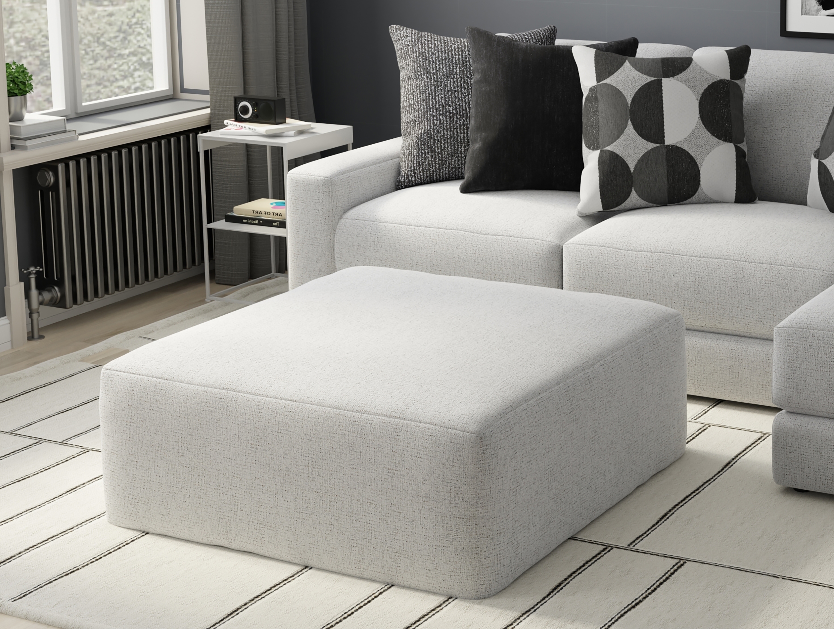 Jackson Furniture Arlo Square Cocktail Ottoman