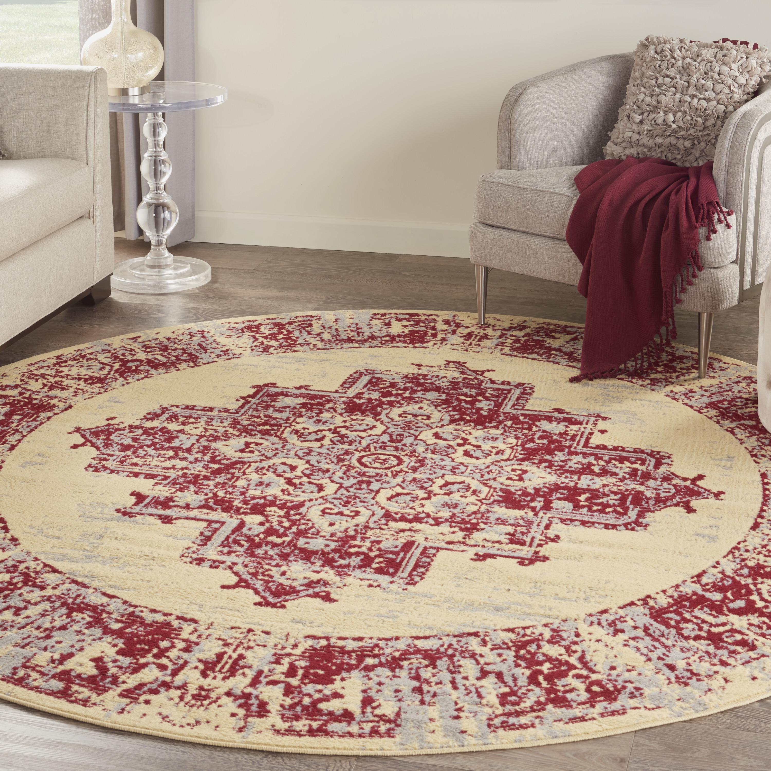 Nourison Grafix 8' Round  Rug