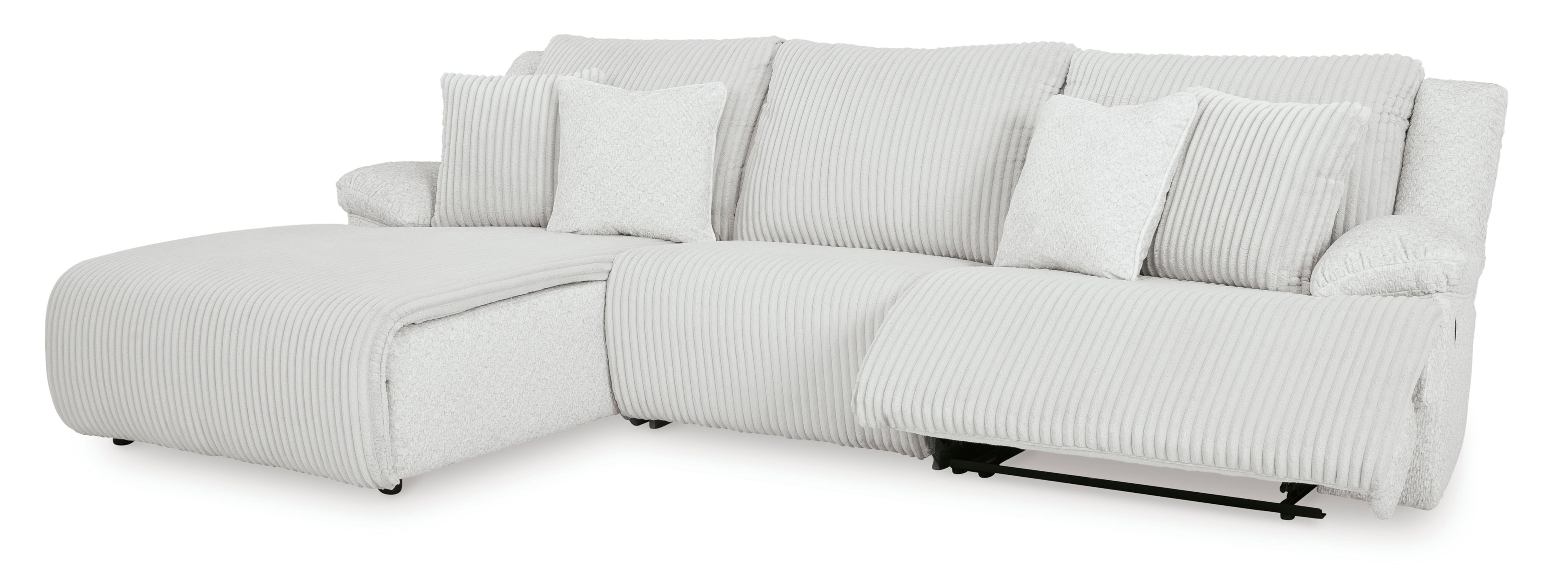 3-Piece Reclining Sectional with Chaise