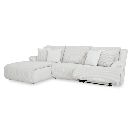 3-Piece Reclining Sectional with Chaise