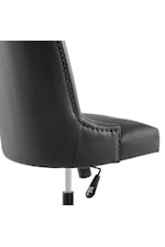 Modway Empower Channel Tufted Vegan Leather Office Chair