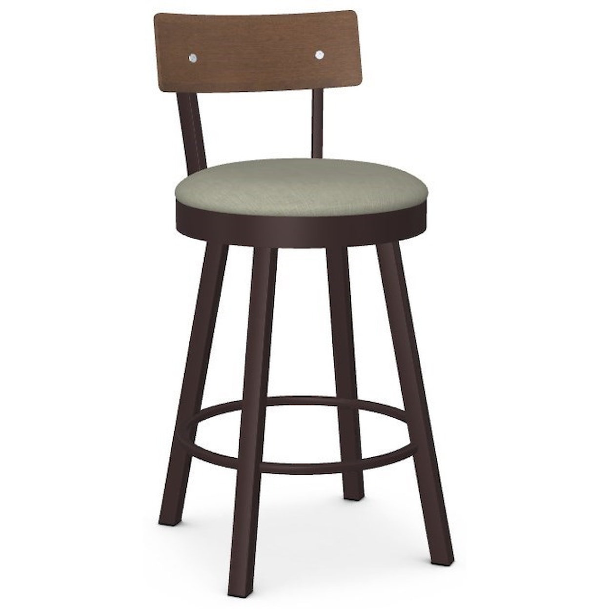 Amisco Urban 26" Lauren Swivel Counter Stool