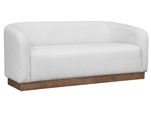 Contemporary Loveseat with Accent Pillows