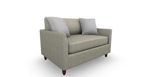 Contemporary Chair & A Half With Twin Sleeper