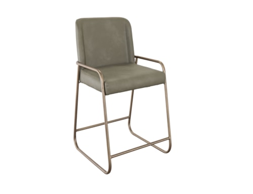 Transitional 24" Upholstered Barstool