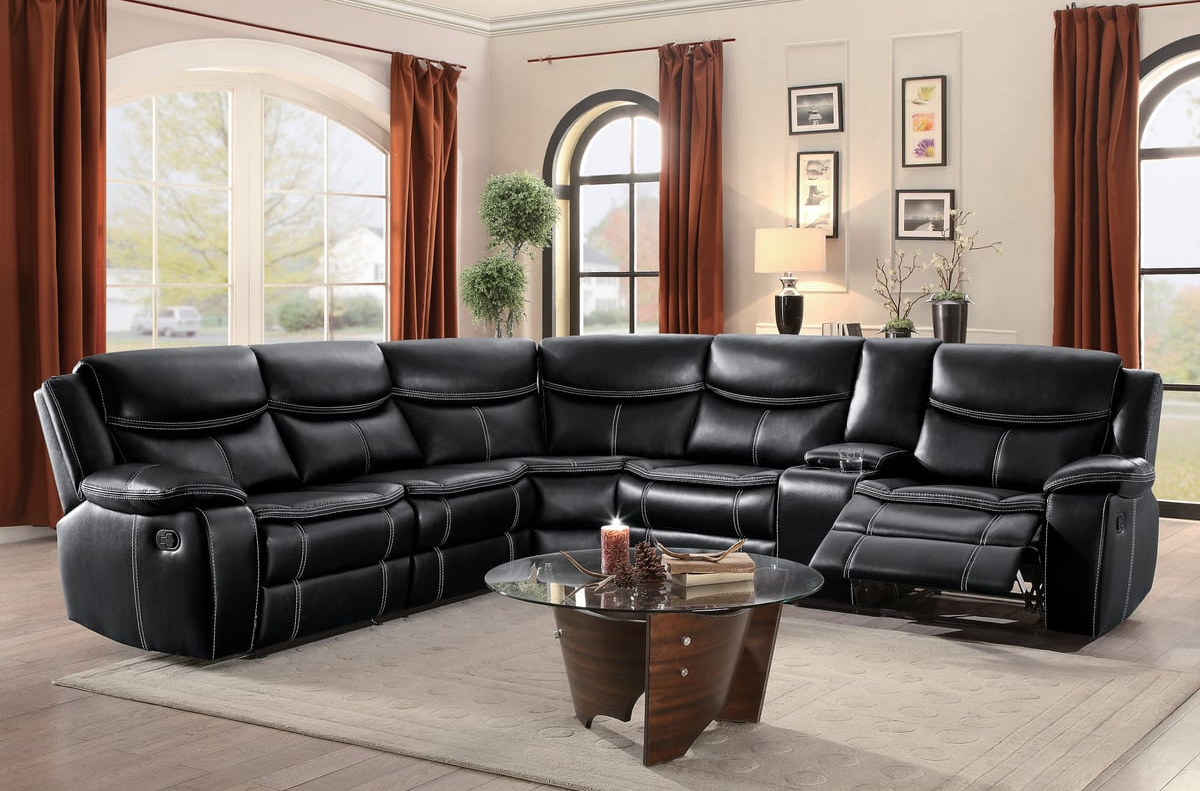 Homelegance Bastrop 3-Piece Sectional with Right Console