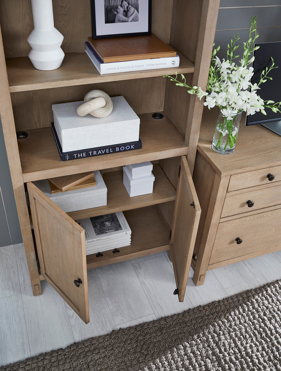 Aspenhome Emerson 2-Door Bookcase