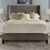 Paramount Living Angel Upholstered Himalaya Ivory Queen Bed