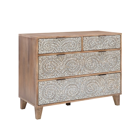 Corsica 4 Drawer Console