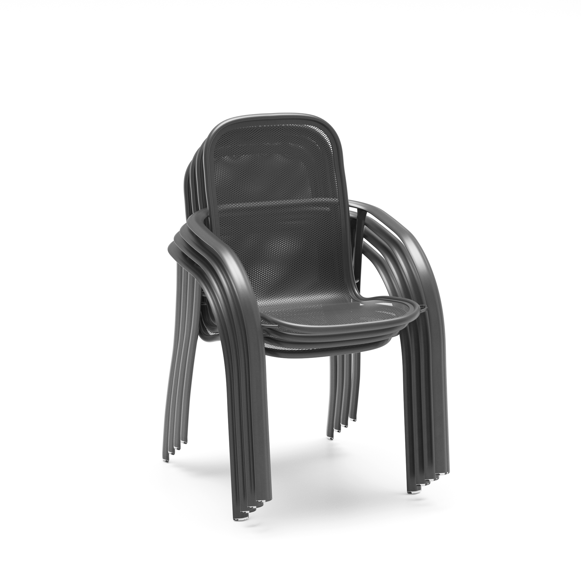 Stacking Modern Low-Back Mesh Dining Chair