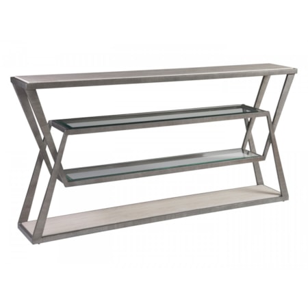 Silver Gray Console