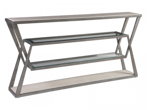 Silver Gray Console
