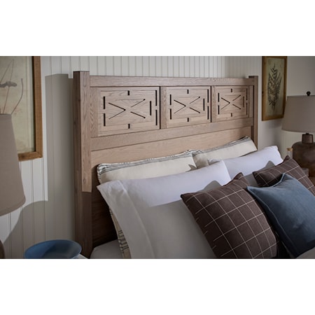 Queen Fretwork Bed