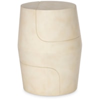 Contemporary Side Table with Puzzle Motif