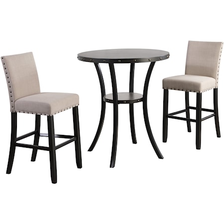 Bar Table and Stool Set