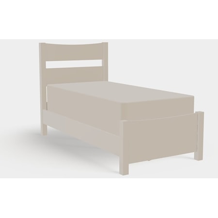 Twin XL Low Footboard Plank Bed
