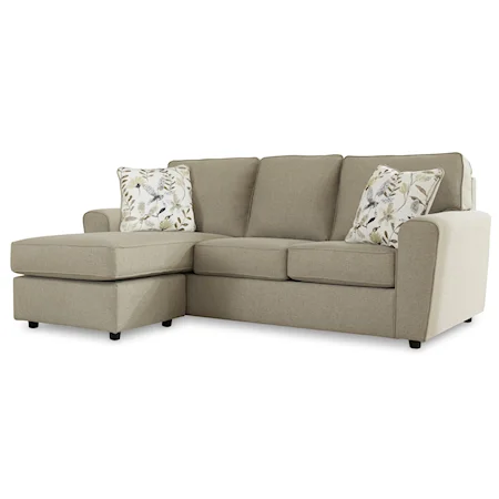 Contemporary Sectional Sofa with Reversible Chaise