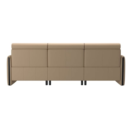 Power Reclining Sofa with Wood Arms