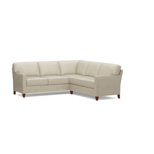 Leatherstone 2-Piece Transitional L-Shape Sectional