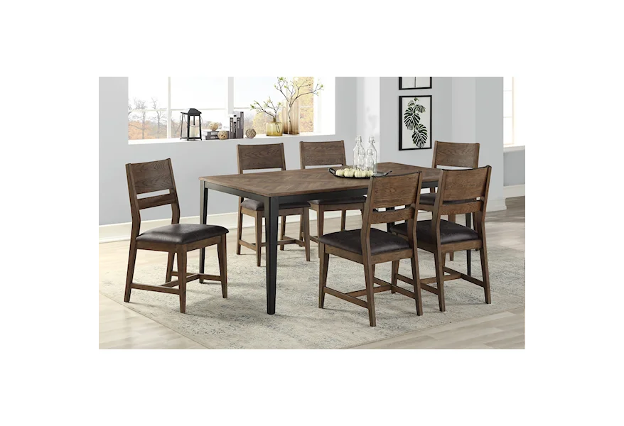 Maxwell 7-Piece Dining Set by Winners Only at Conlin's Furniture