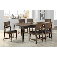 Rustic 7-Piece Dining Set